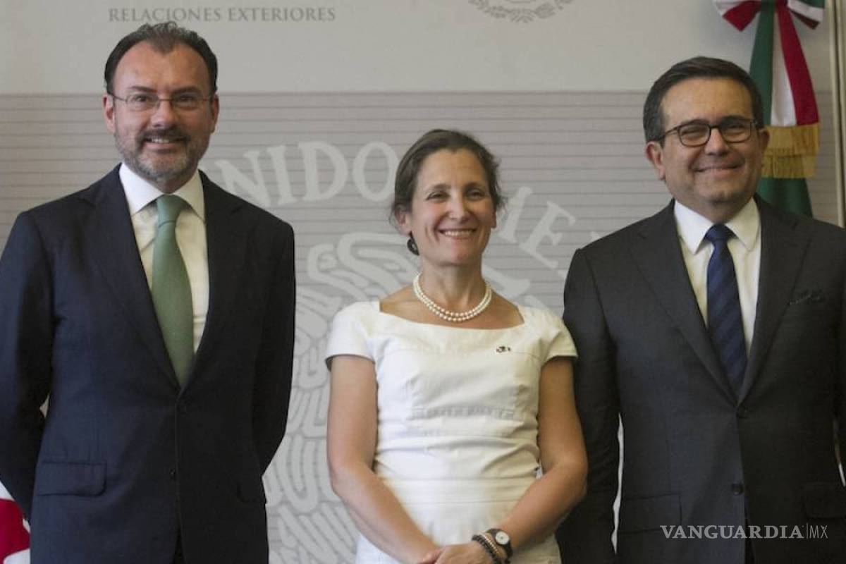 Destacan México y Canadá negociación trilateral de TLCAN