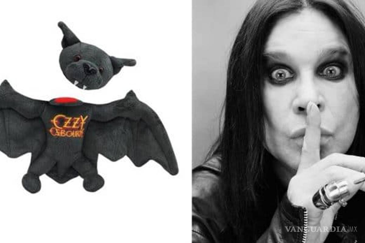 Lanzan a la venta peluche de murciélago decapitado por Ozzy Osbourne