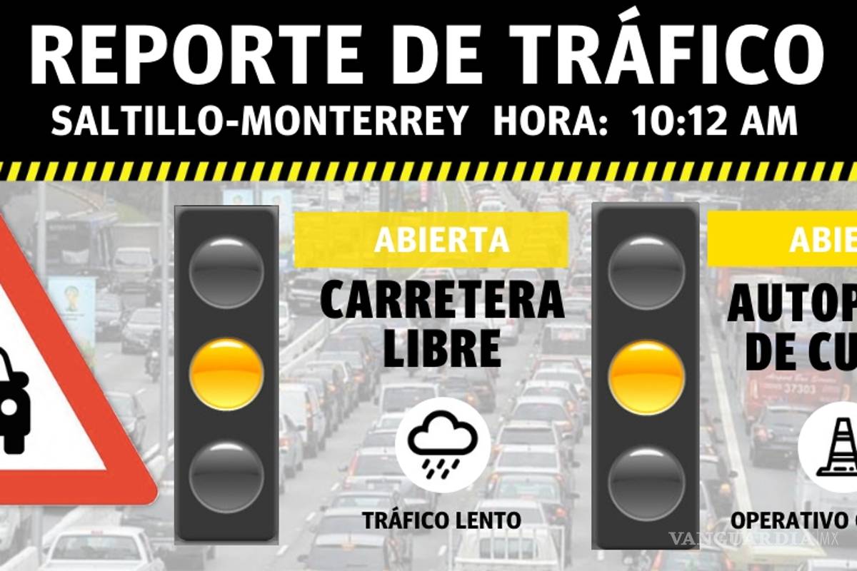 $!Abren autopista de cuota Saltillo-Monterrey: autoridades reportan operativo carrusel