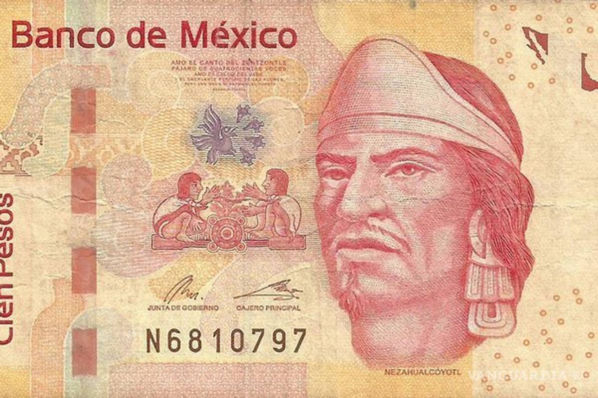 Billete de Nezahualcóyotl se vende en casi 900 pesos