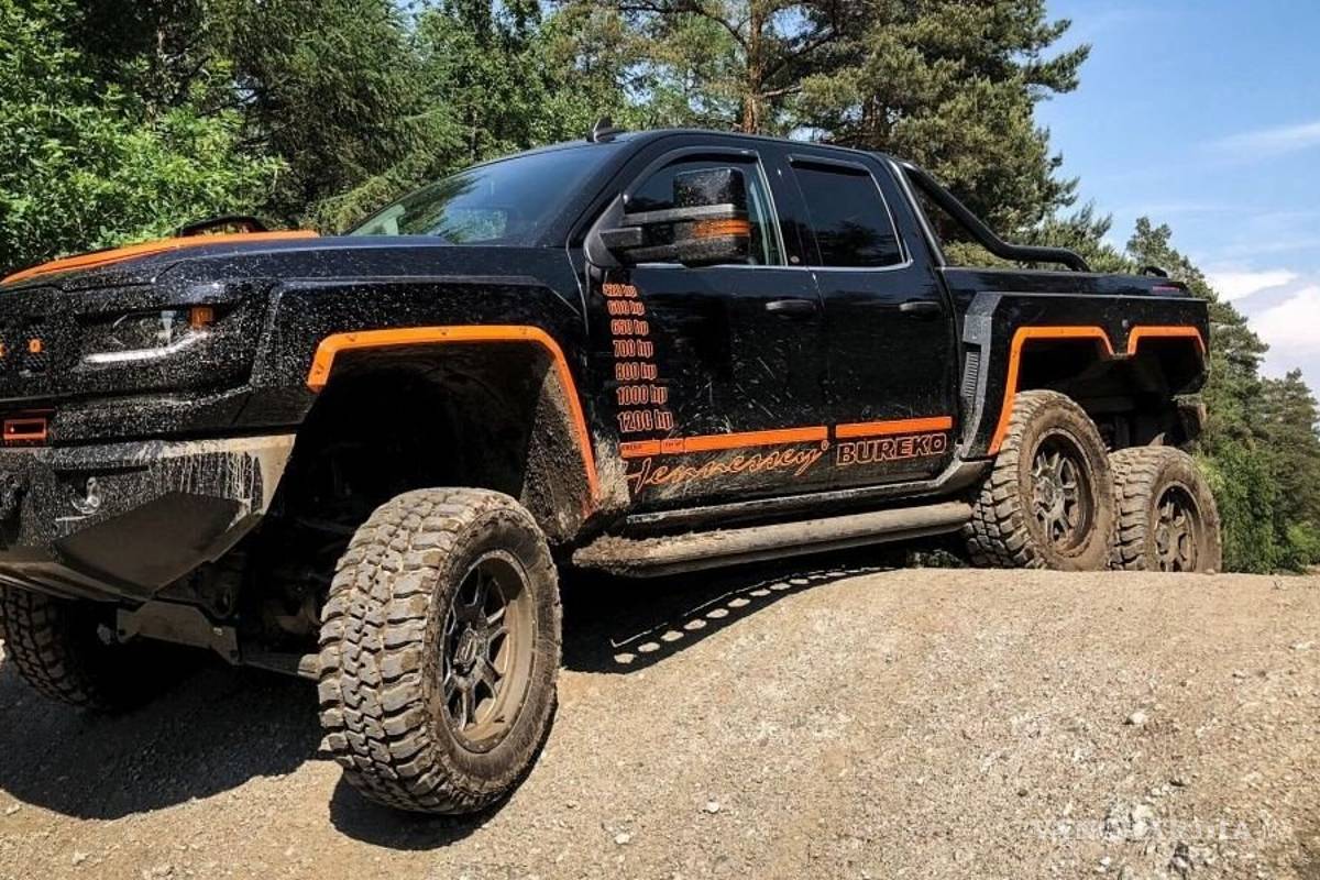 $!Bureko 6x6, la camioneta Chevrolet Silverado más extrema que podrás ver