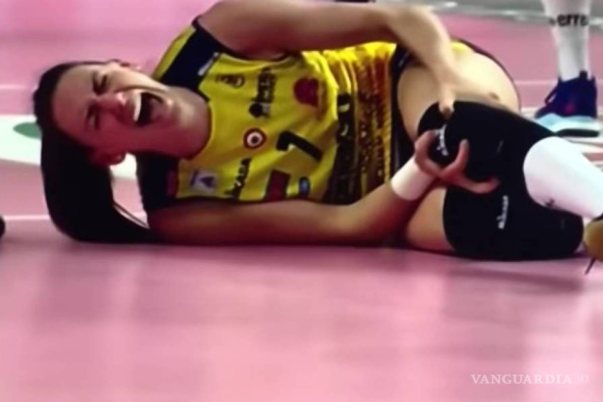 La escalofriante lesión de una jugadora de voleibol