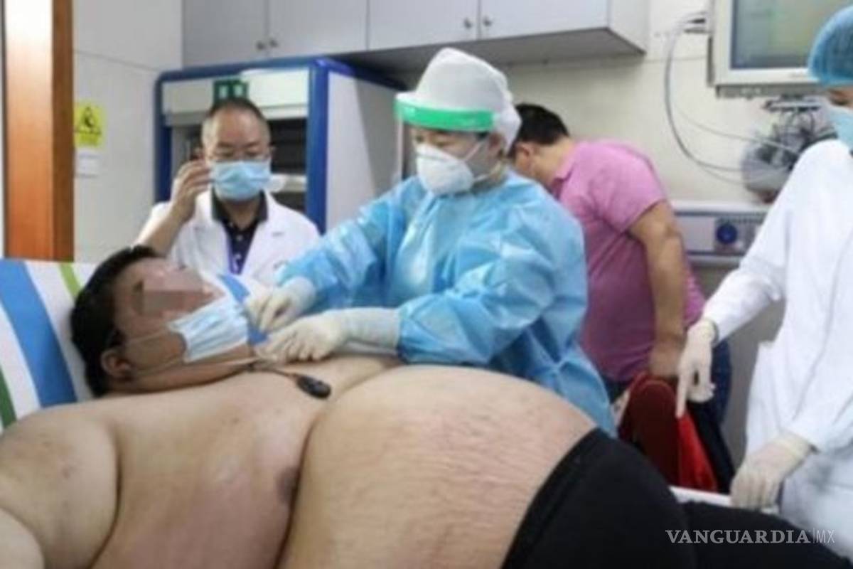 $!Subió más de 100 kilos por estar encerrado 5 meses por COVID-19, ¡pesa 280!