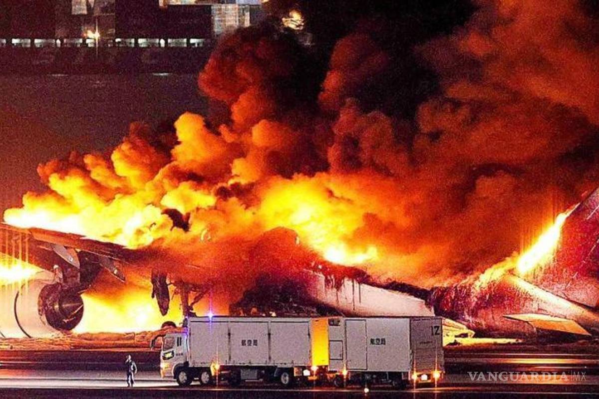 Japón: incidente entre un avión y otro de la Guardia Costera deja 5 muertos