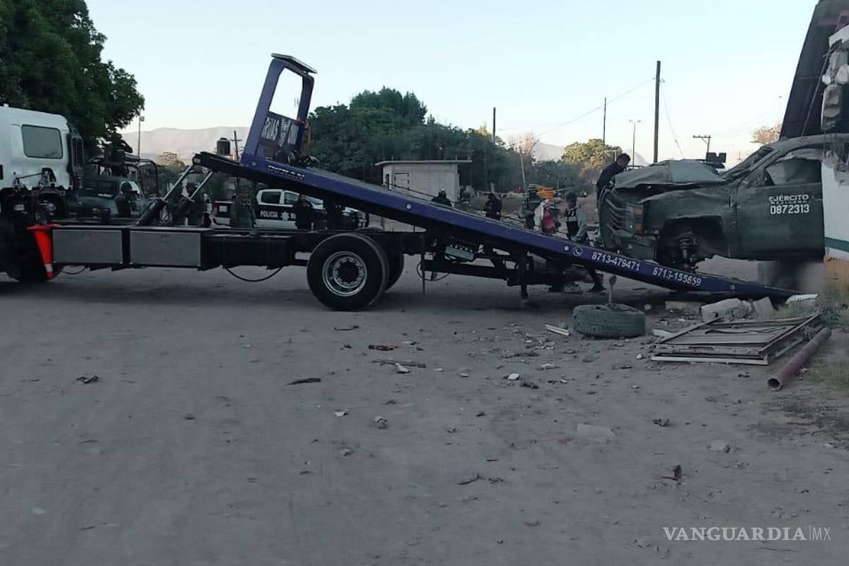 Fatal persecución deja cinco elementos de Sedena muertos tras volcadura en Lerdo, Durango