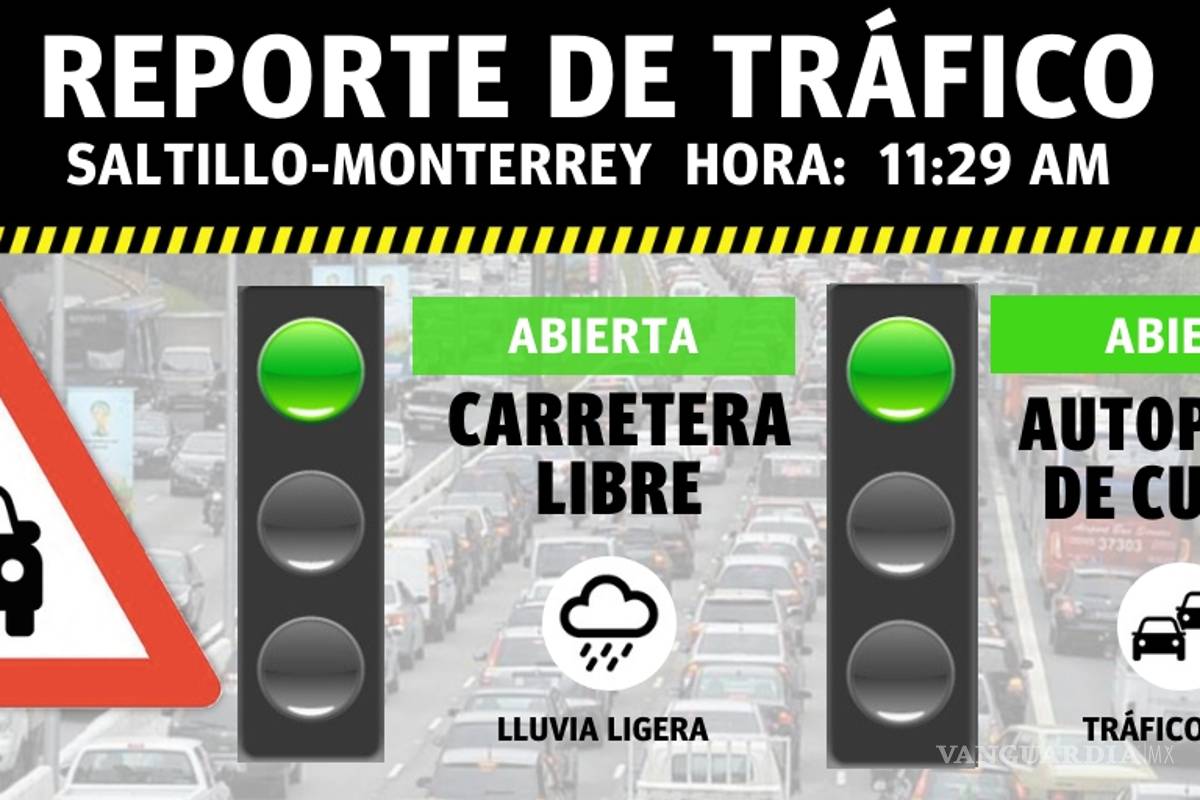 Abre a la circulación autopista Saltillo-Monterrey en ambos sentidos