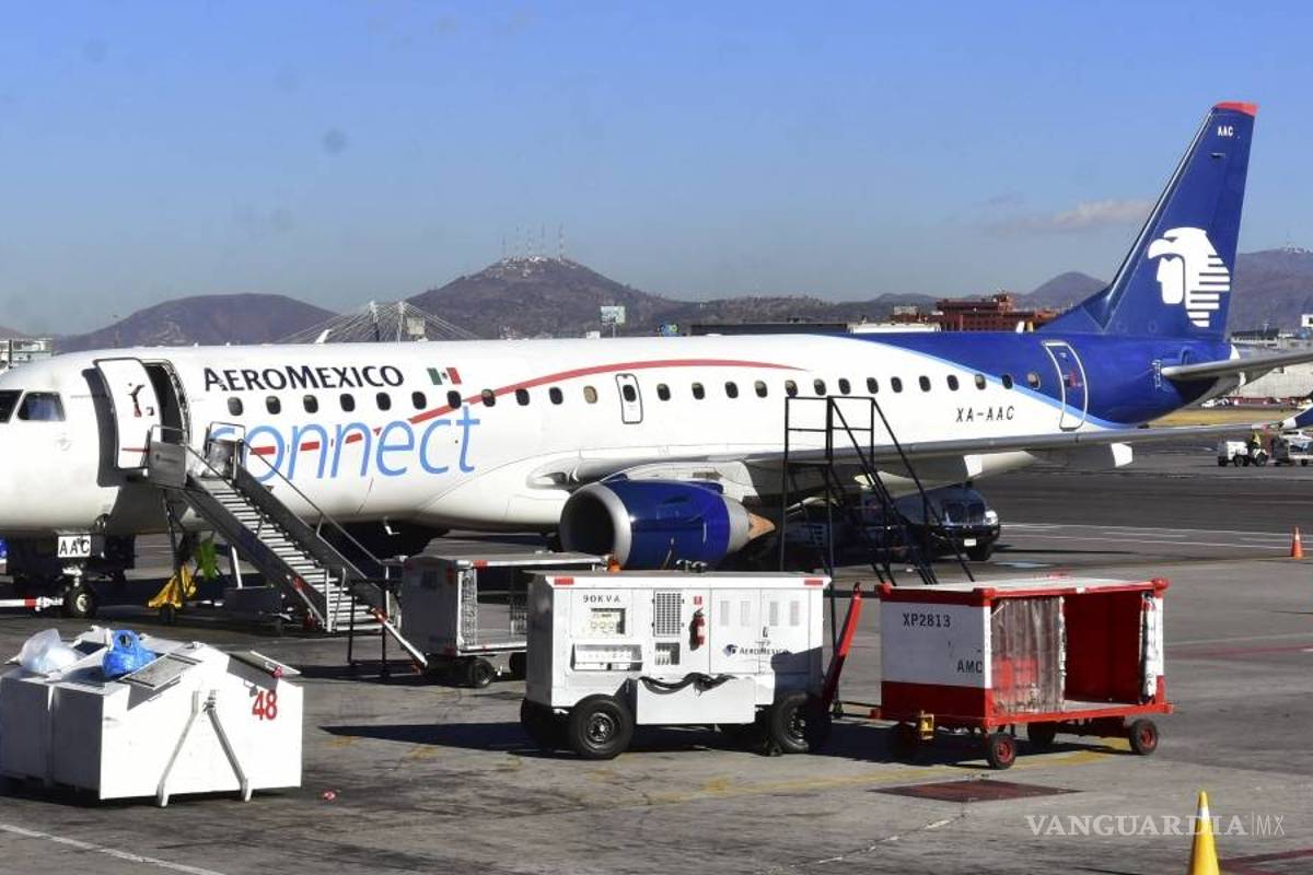 Cifran en 8 los heridos en choque de avión de Aeroméxico en Los Ángeles