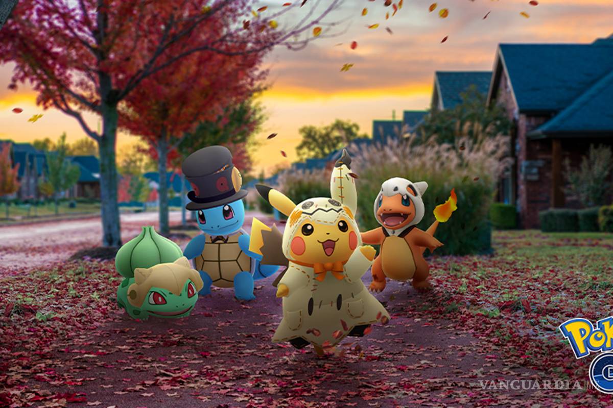Un Pikachu en traje de Mimikyu o Charmander con máscara de Cubone; Pokémon GO lanza evento de Halloween