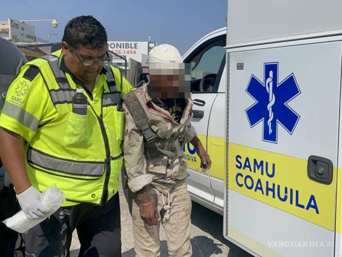 $!El hombre fue trasladado al Hospital General para recibir atención médica tras la agresión.