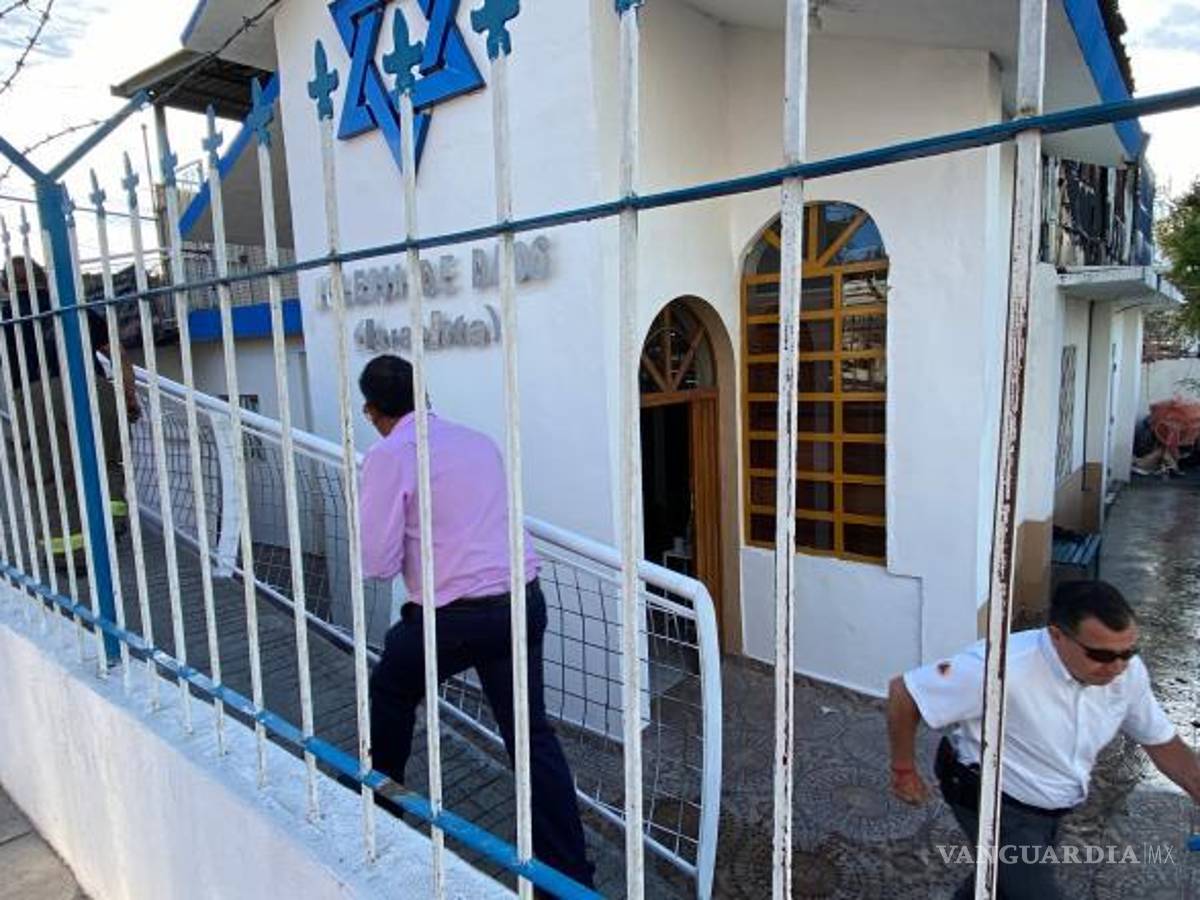 $!No se reportaron personas al interior, porque el templo estaba cerrado.