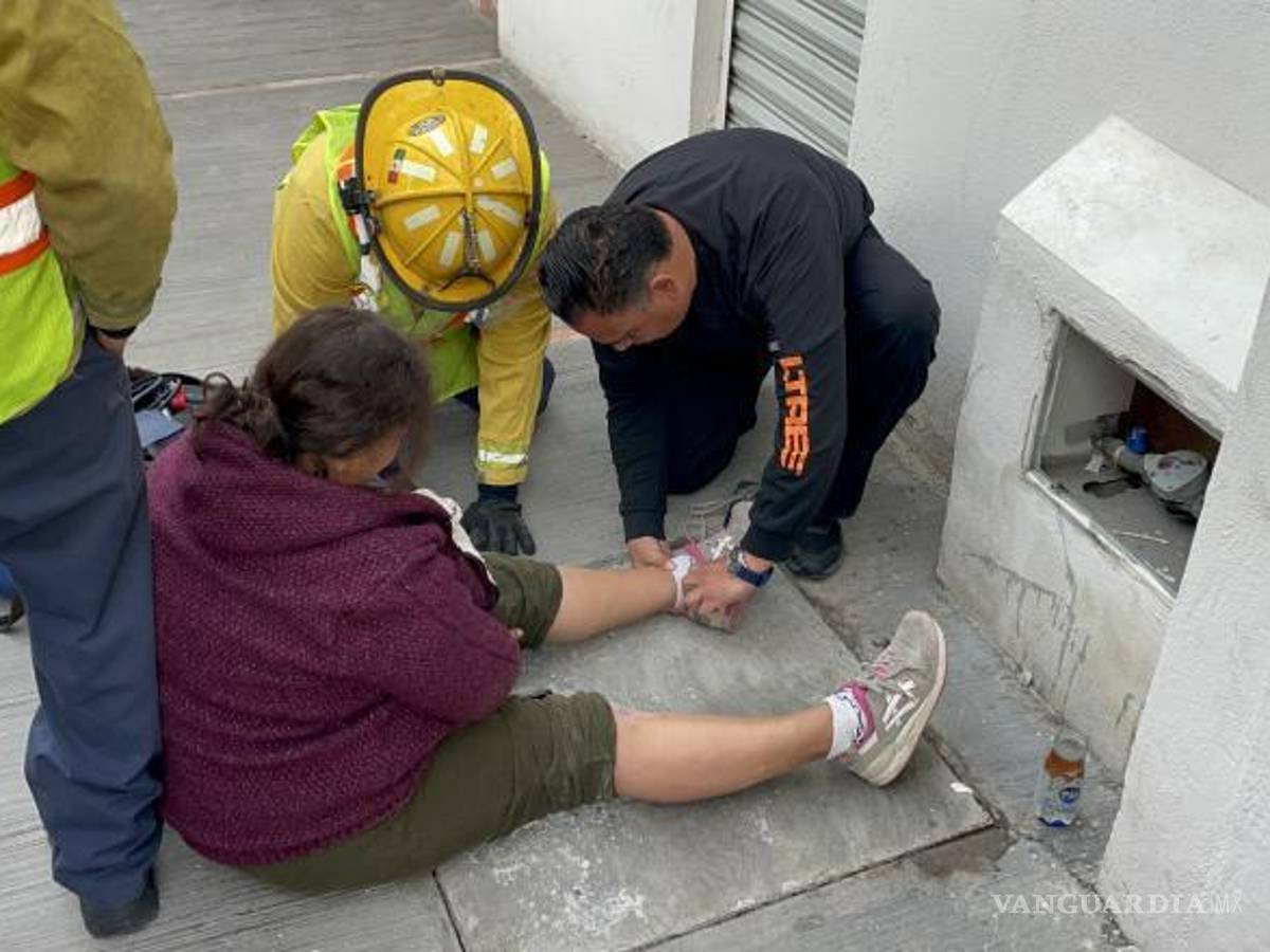 $!La lesión fue en la pierna izquierda.