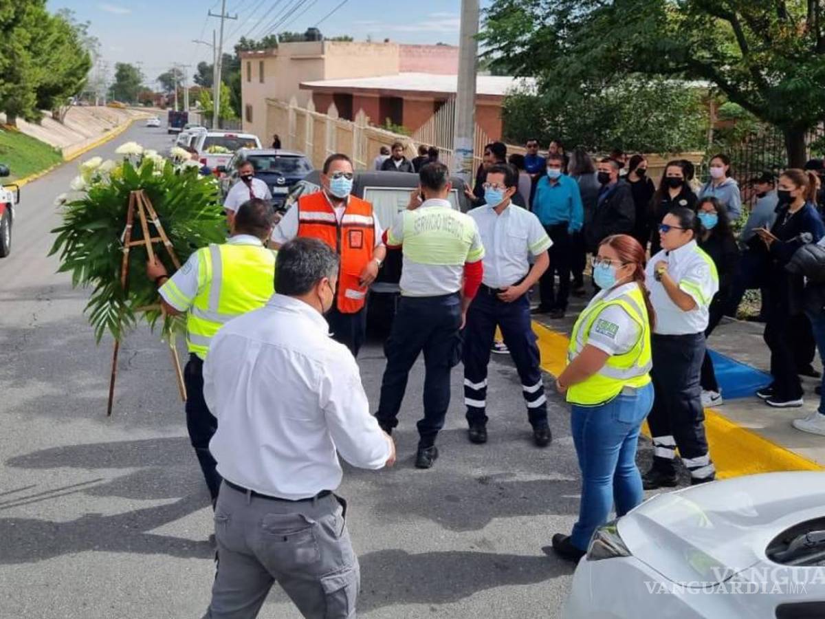 $!Compañeros despidieron al elemento de Capufe.