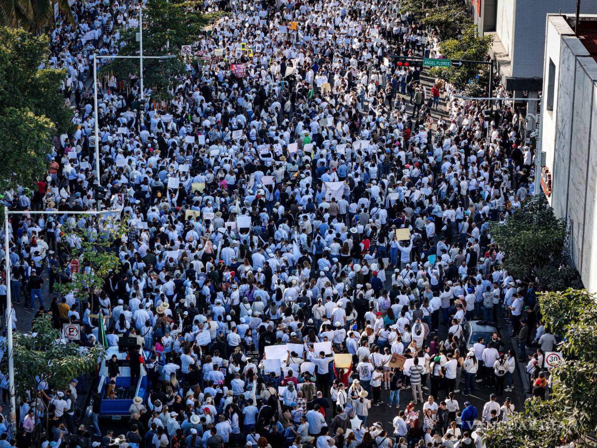 $!La ciudadanía salió a las calles para exigir paz y el cese de la violencia en Sinaloa.