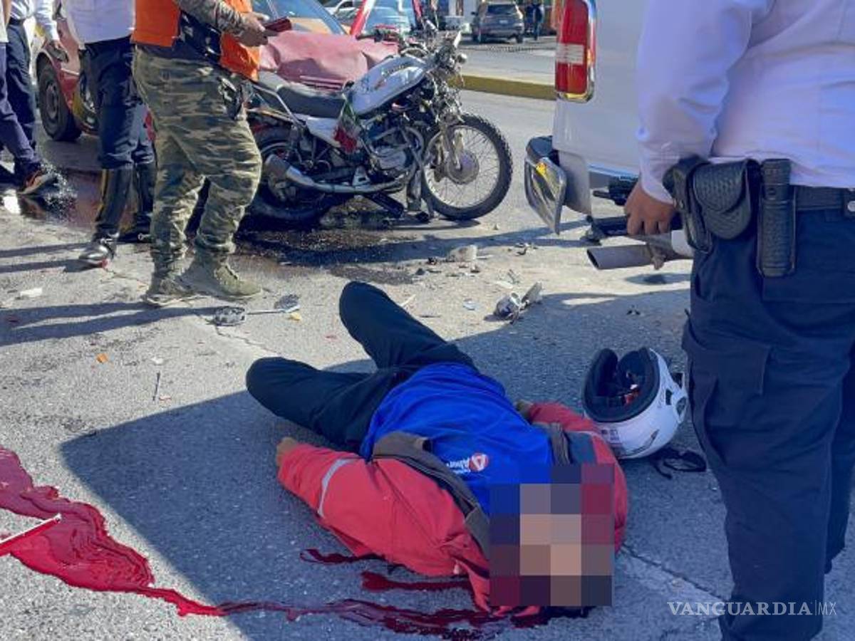 $!Braulio fue gravemente herido tras ser impactado por un vehículo en Antonio Cárdenas.