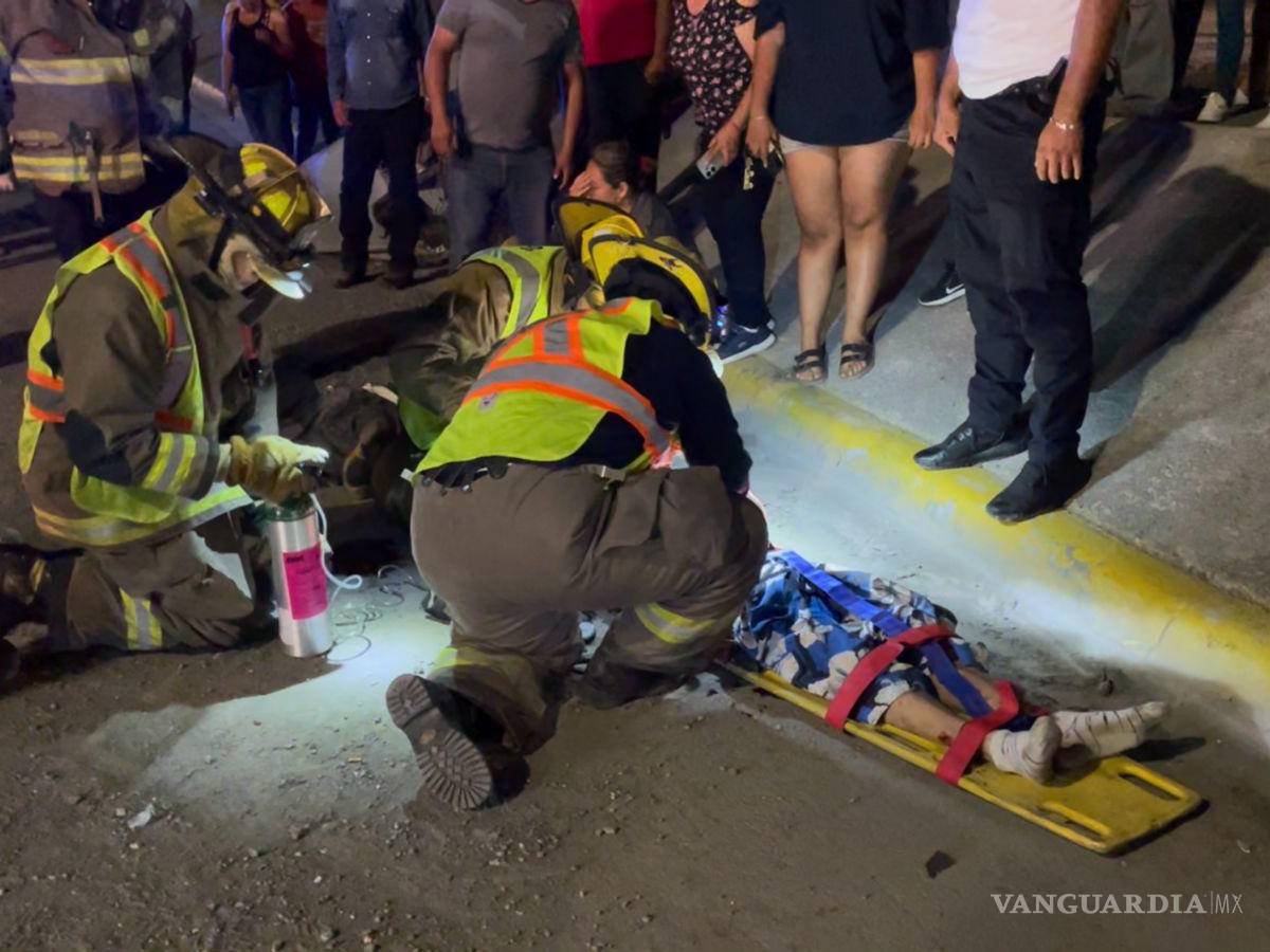 $!Los tres jóvenes terminaron con heridas de gravedad.