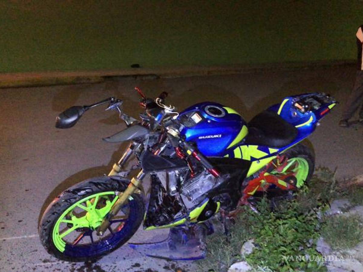 $!La motocicleta fue llevada a un corralón.