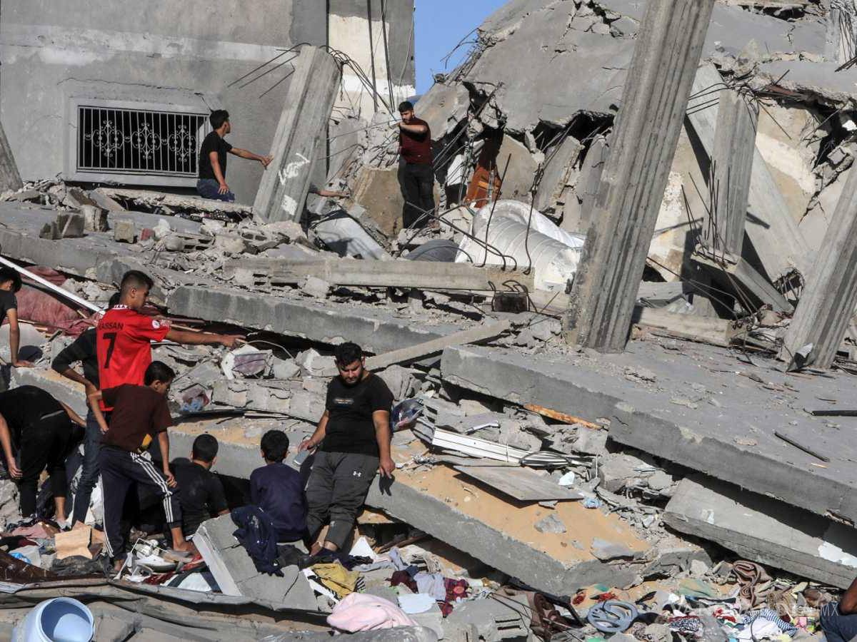 $!Muertos en Gaza ya son más de 8 mil; en su mayoría mujeres y niños