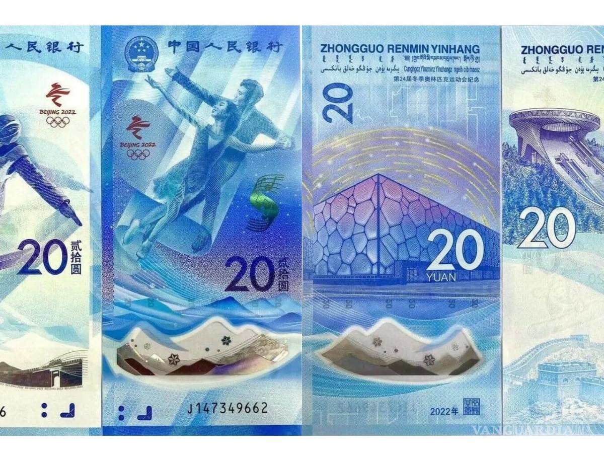 $!Edición de 20 yuan conmemorativa a los Juegos Olímpicos de Invierno “Beijing” 2022.