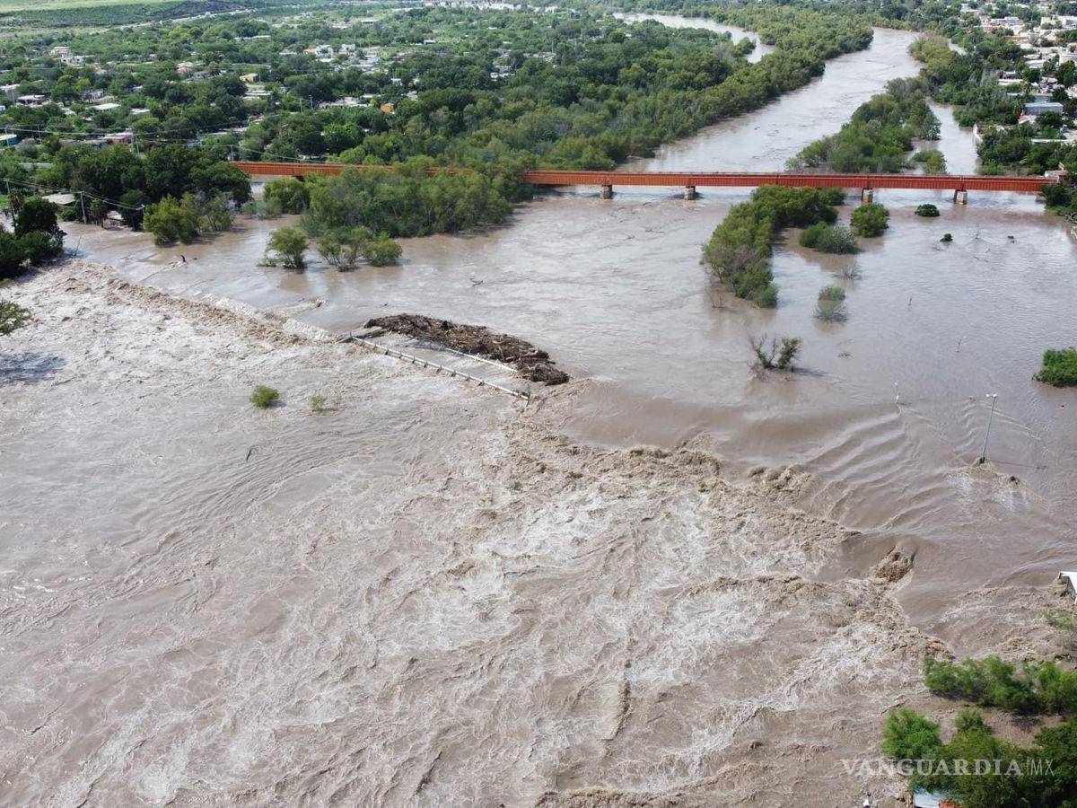 $!Inundación en Múzquiz, tan grande como si se hubiera inundado el doble de población de Arteaga