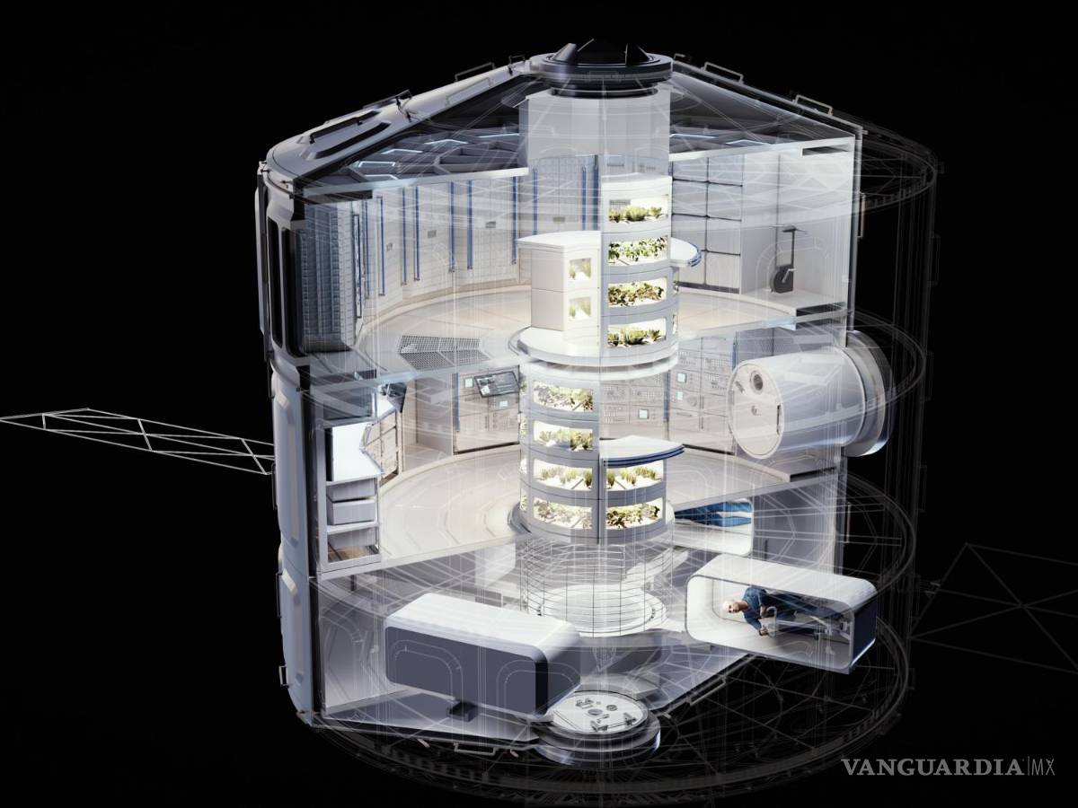 $!Ilustración esquemática del futuro módulo orbital Loop y sus tres cubiertas. Foto: AIRBUS.