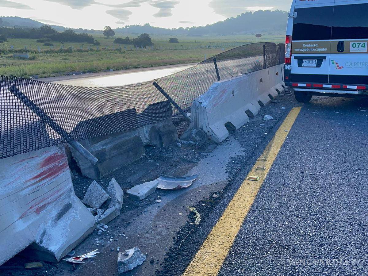$!Se presume que el oso bajó desde la sierra para atravesar la vialidad.