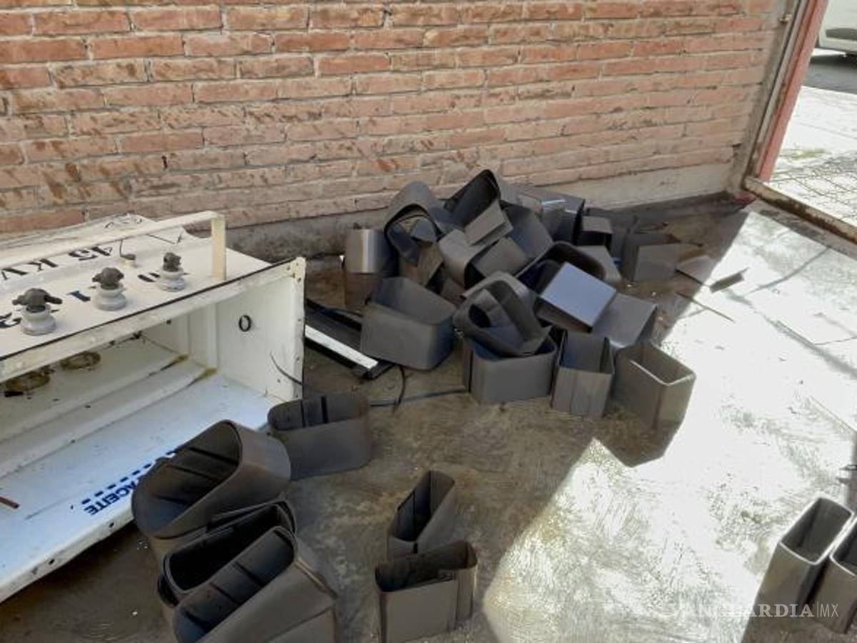 $!El cobre robado tiene un costo alrededor de 500 pesos.