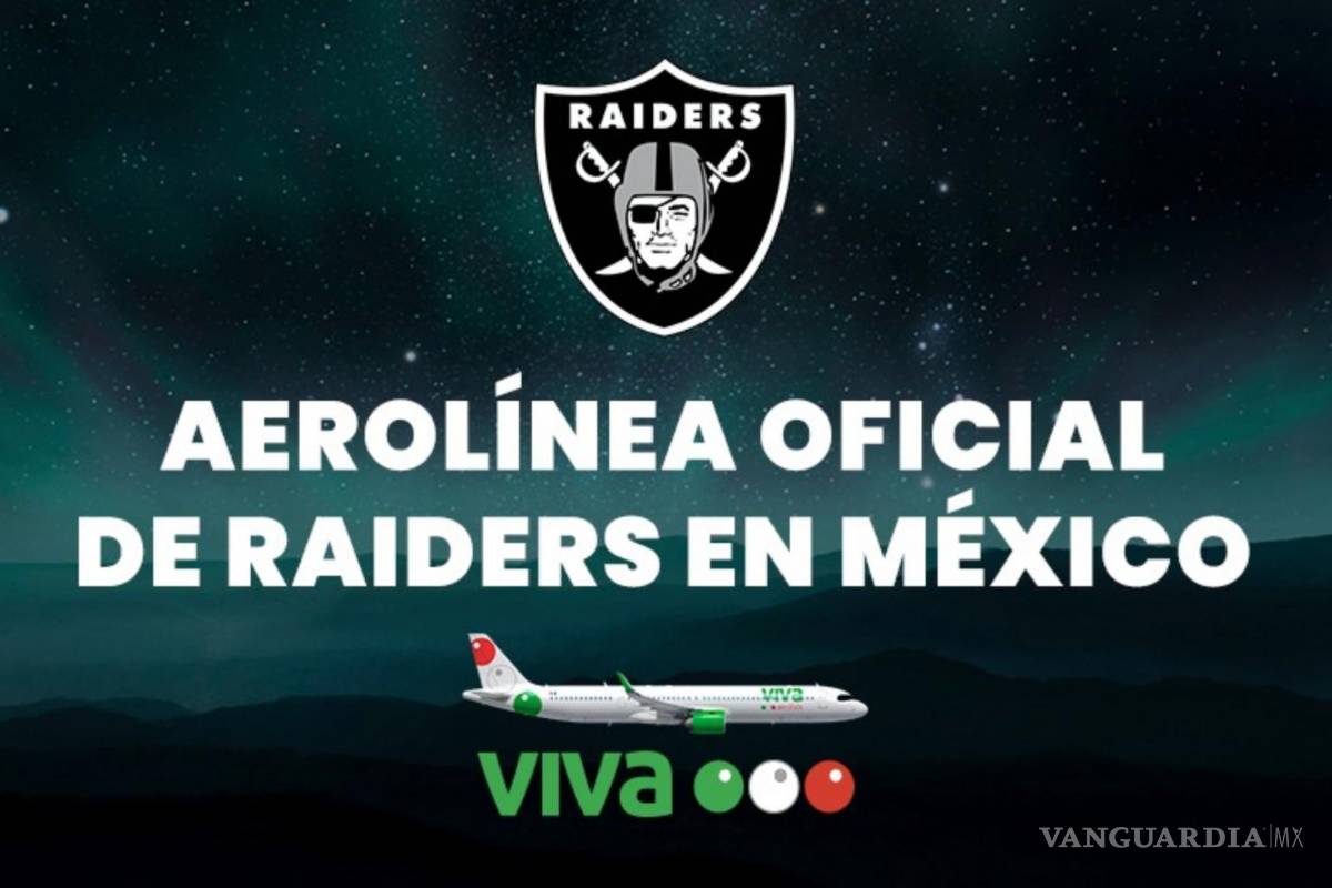 Los Vegas Raiders se alían con Viva Aerobus para captar más aficionados
