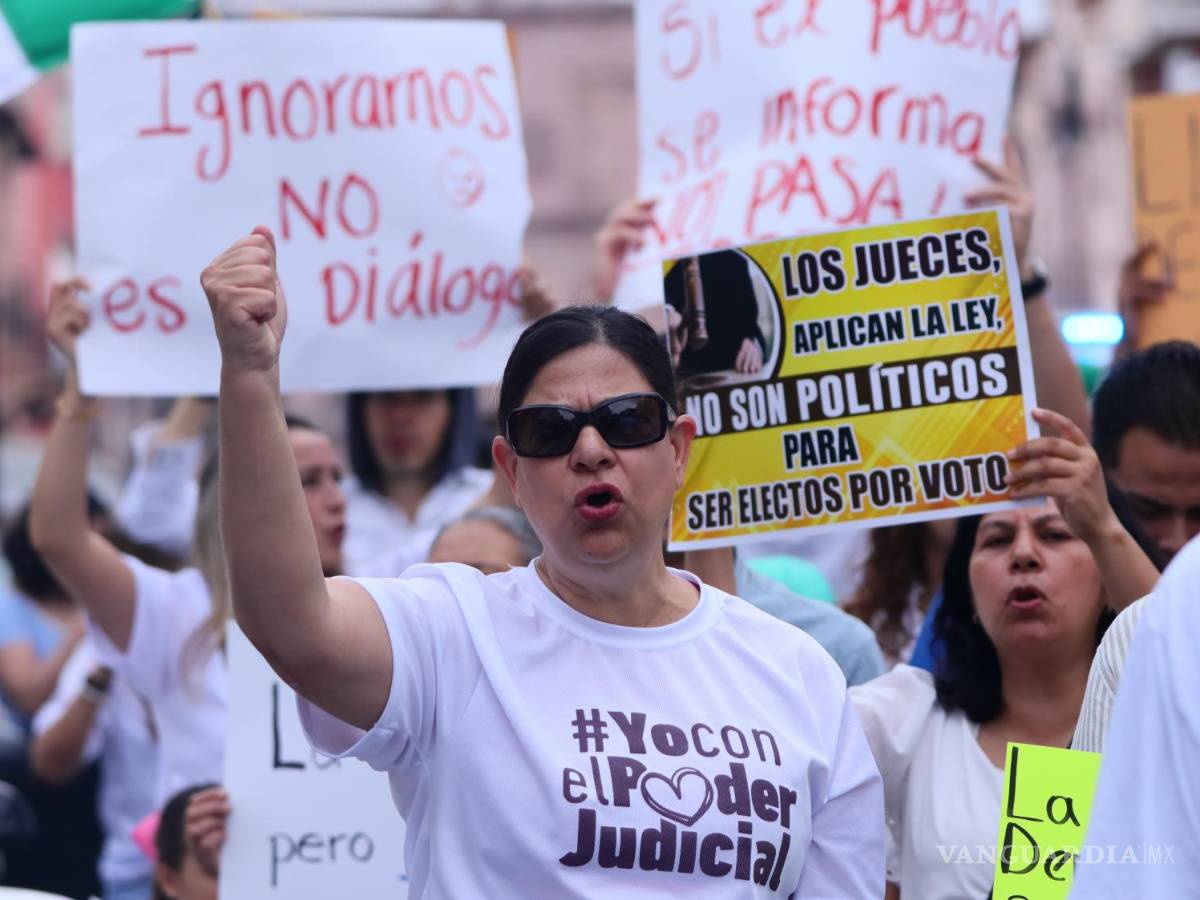 $!La marcha se realizó en el contexto de la discusión nacional sobre la reforma judicial propuesta por el presidente Andrés Manuel López Obrador.