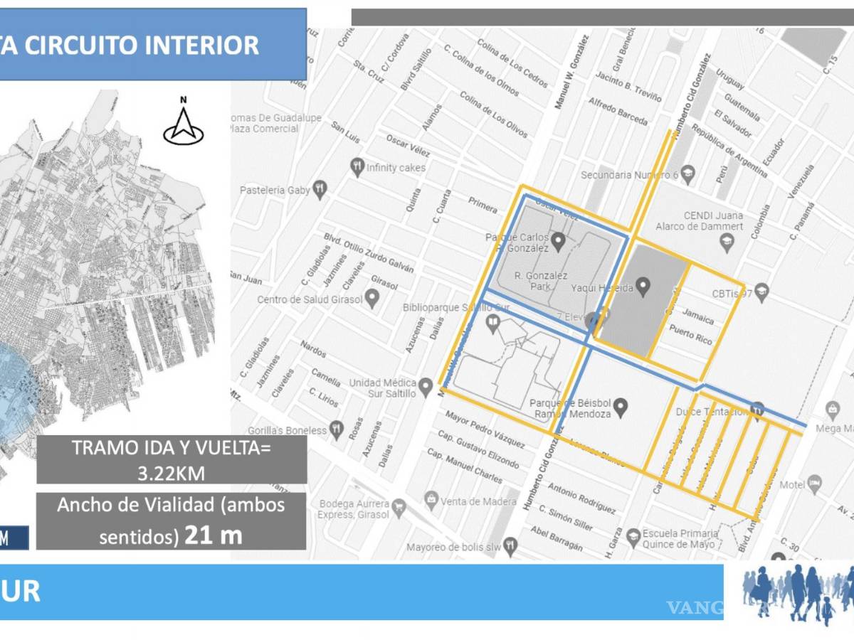 $!Esta es la propuesta que tiene el Implan para esta segunda ruta recreativa en la ciudad.