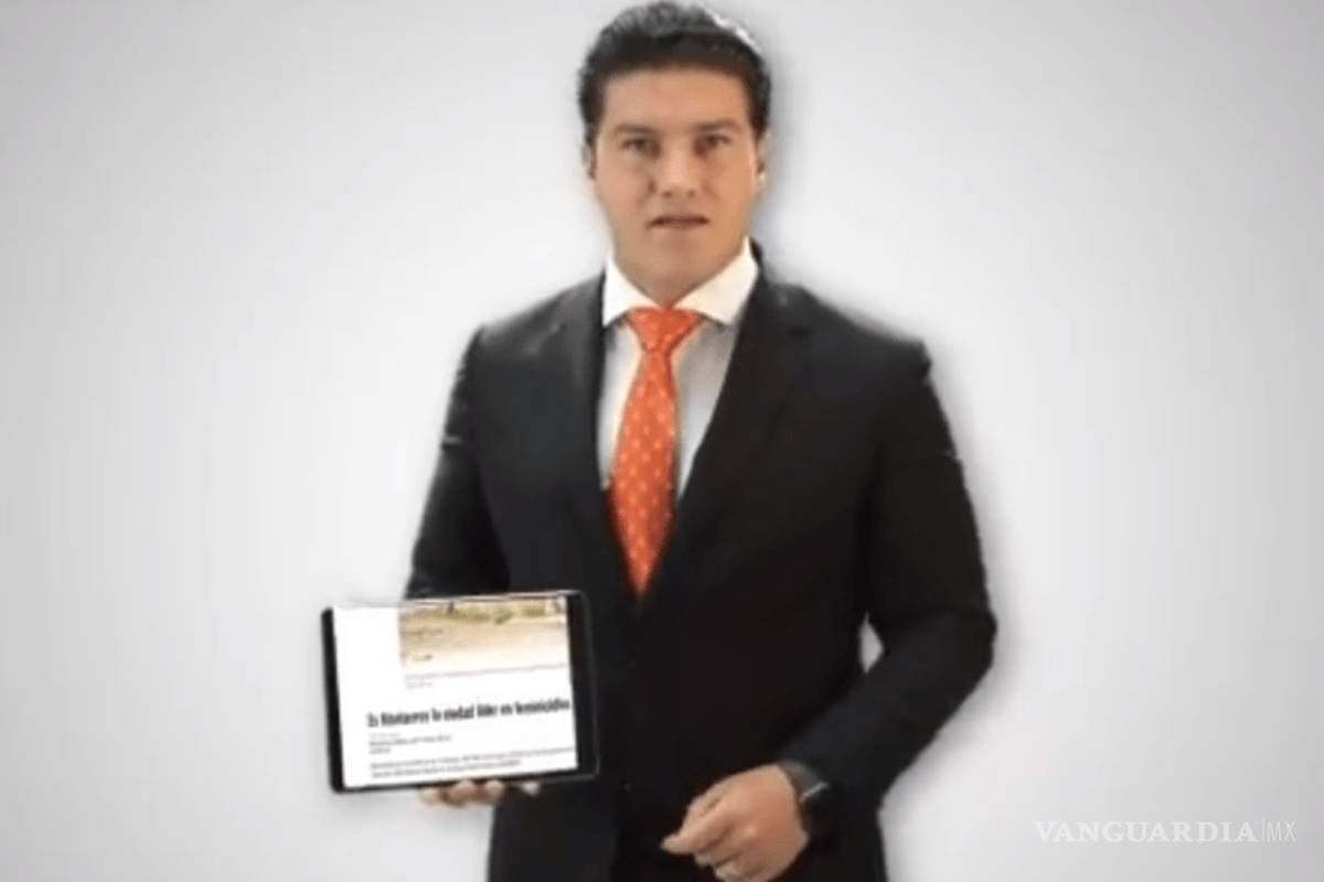 Samuel García engaña al afirmar que MTY fuera número uno en feminicidios durante gobiernos de Adrián de la Garza