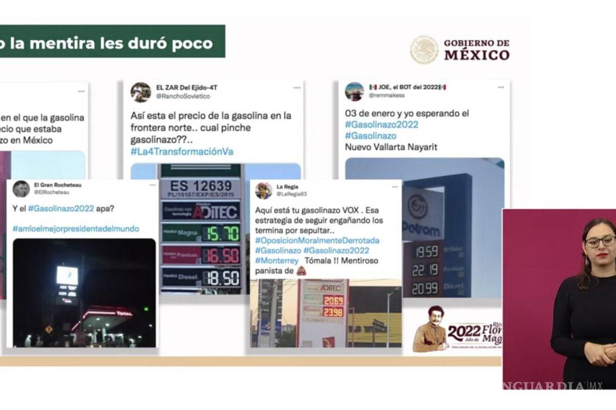 $!‘Son falsos los gasolinazos de 2022’: Vilchis García exhibe campaña de desinformación