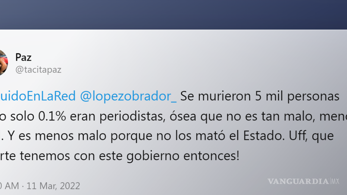$!AMLO consideró de menor relevancia los casi 5 mil asesinatos en lo que va de 2022. Aseguró que su Gobierno ya no es el que ataca a periodistas, pese a sus recientes señalamientos contra comunicadores.