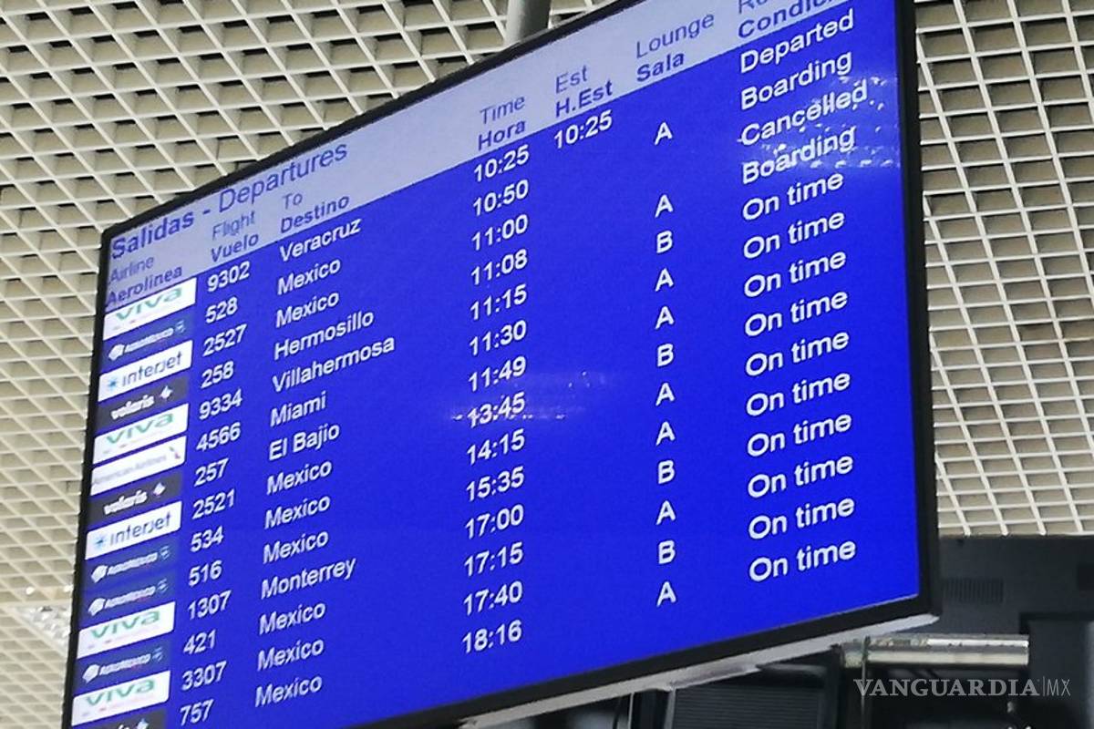 Cancelará Interjet hasta 60 vuelos por falta de tripulación en temporada vacacional