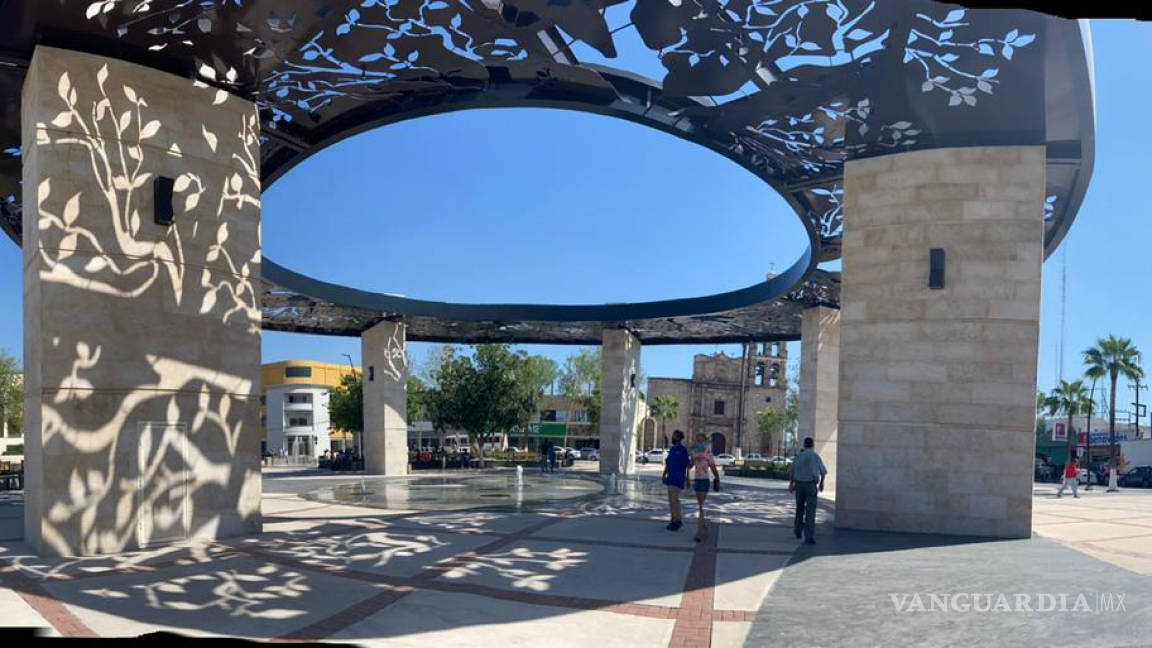 Plaza principal de Monclova es abierta al público
