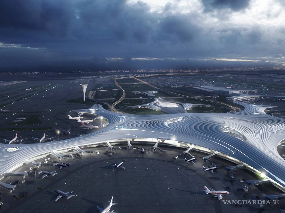 $!El Aeropuerto Internacional Harbin Taiping en China es un surrealista escenario interestelar