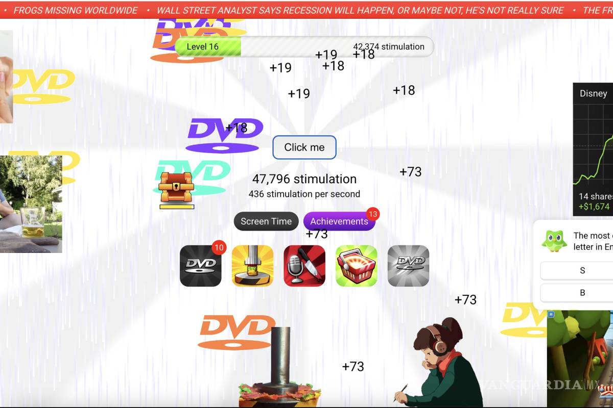 Es divertido pudrirte la mente con clics infinitos