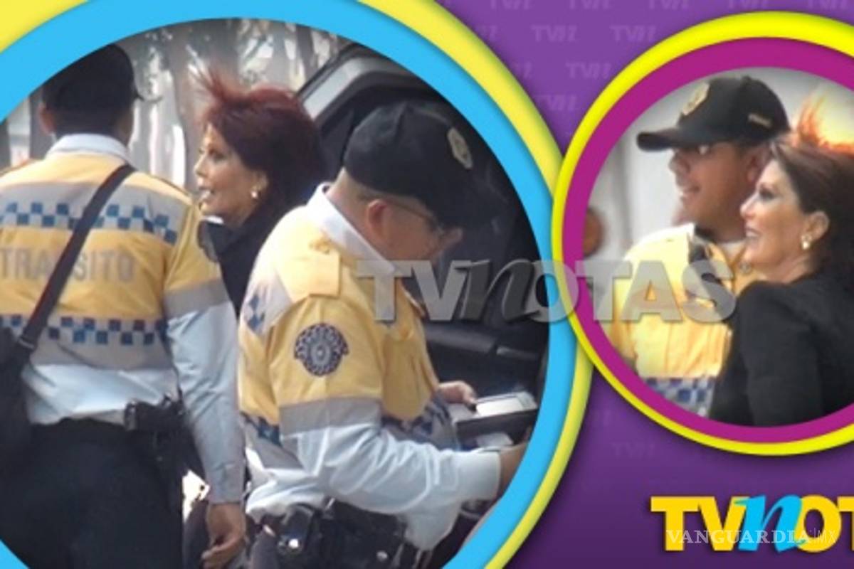 Por ser famosa, le perdonan multa a Alejandra Guzmán