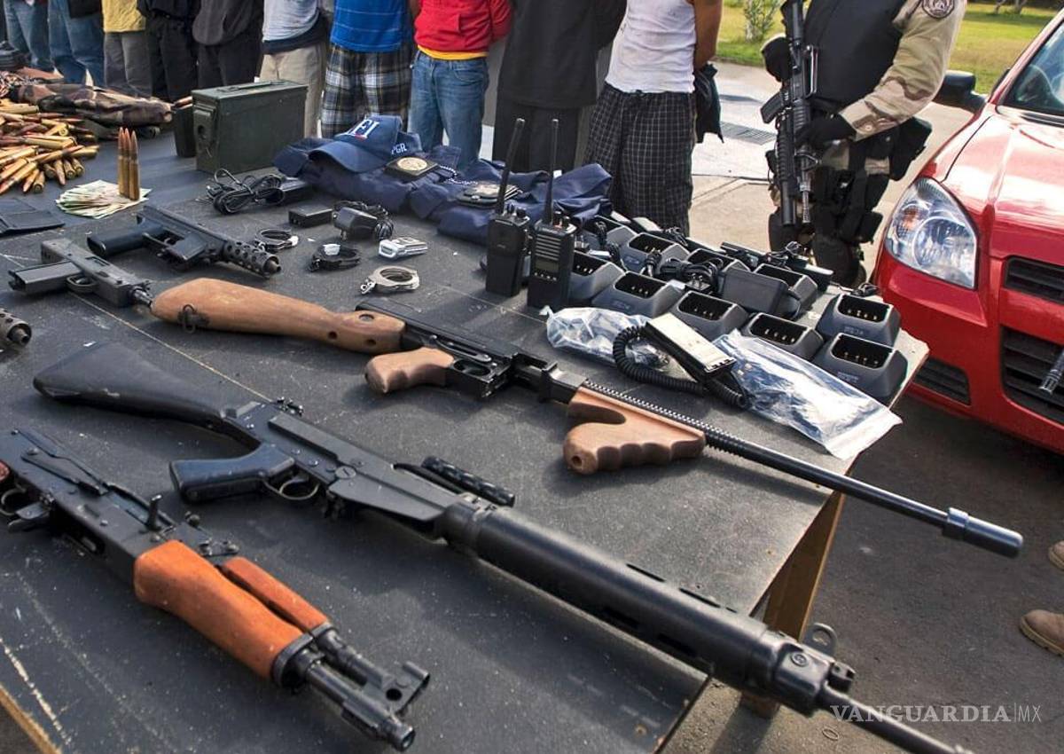 Torreón, punto clave en el tráfico de armas desde USA; arrastra una década de violencia armada
