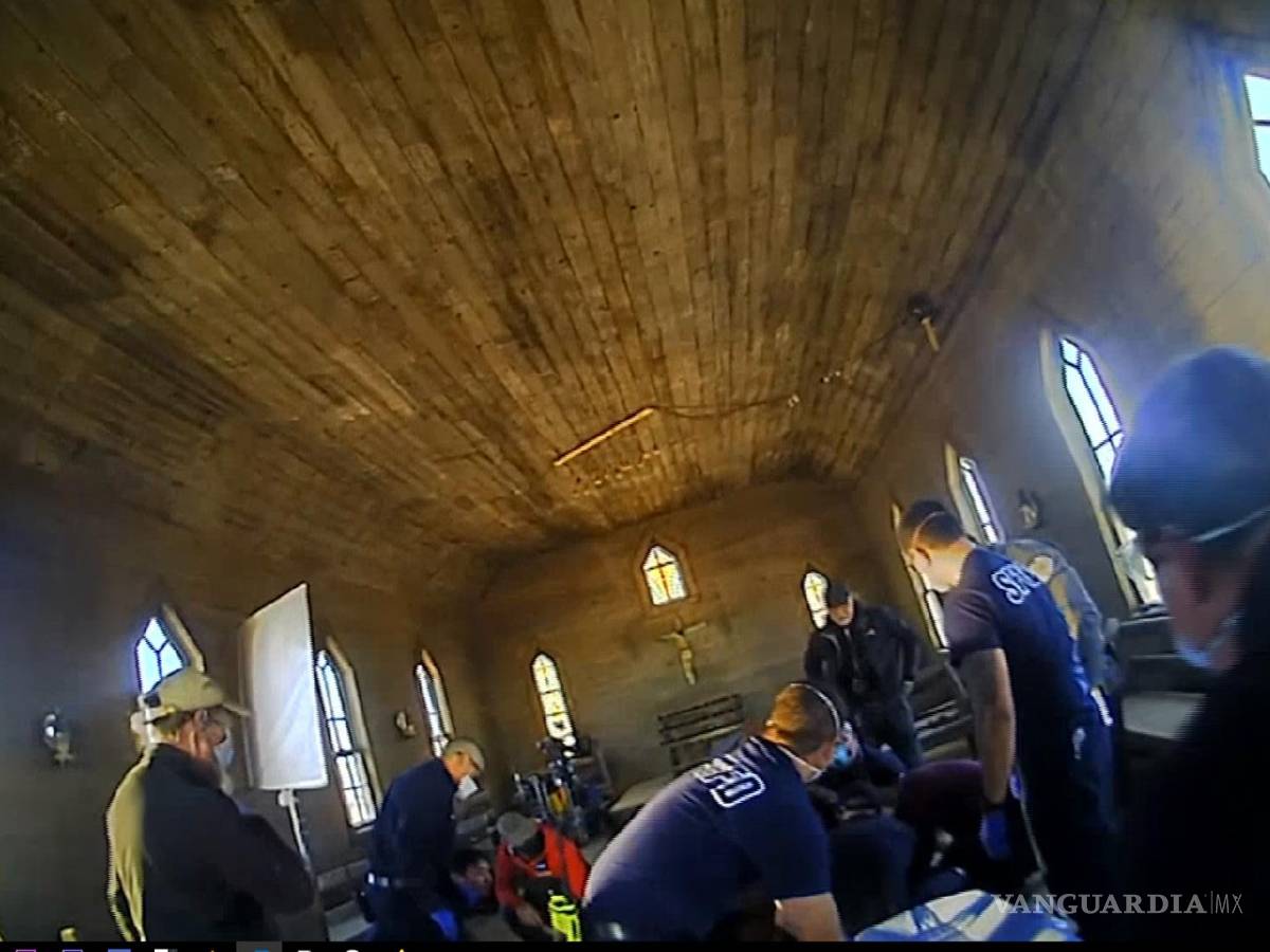 $!Imagen de un video publicado por la oficina del alguacil del condado de Santa Fe.