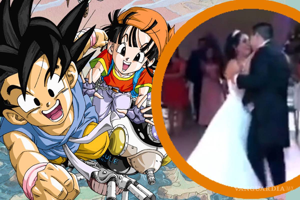 Novia hace llorar a su esposo el día de su boda, su vals fue una canción... ¡de Dragon Ball!