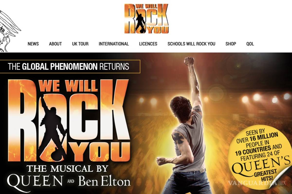 We Will Rock You-Tour, musical inspirado en canciones de Queen prepara gira por EU