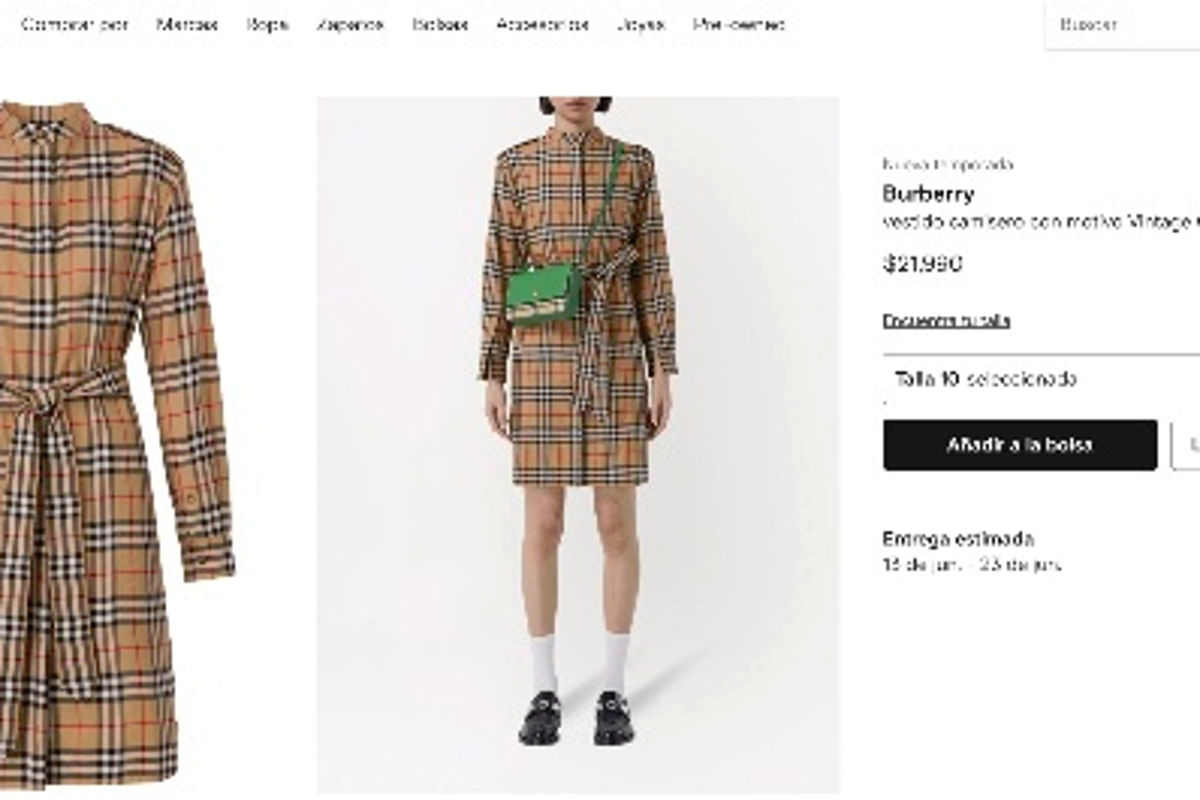 $!Alcaldesa morenista se olvidó de la austeridad y compra costoso vestido Burberry