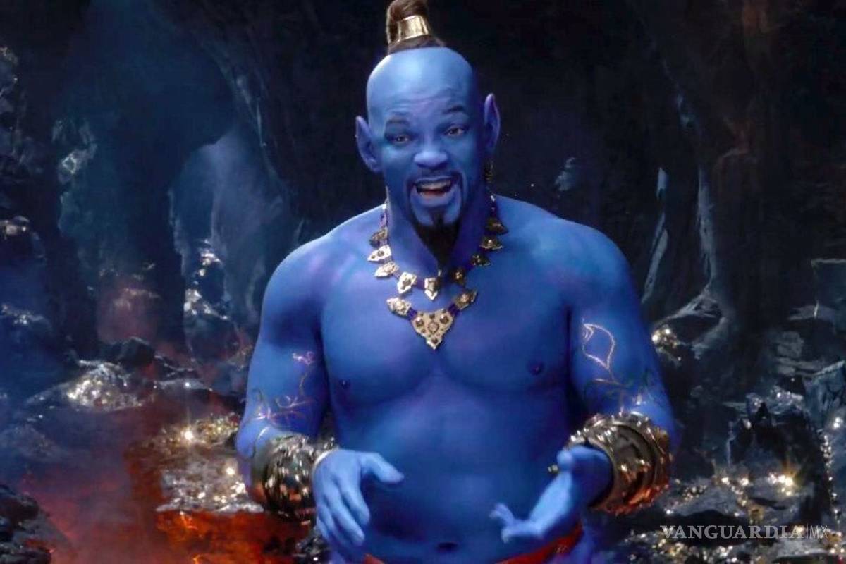 Will Smith sí es un genio azul en 'Aladino', tráiler revela su apariencia