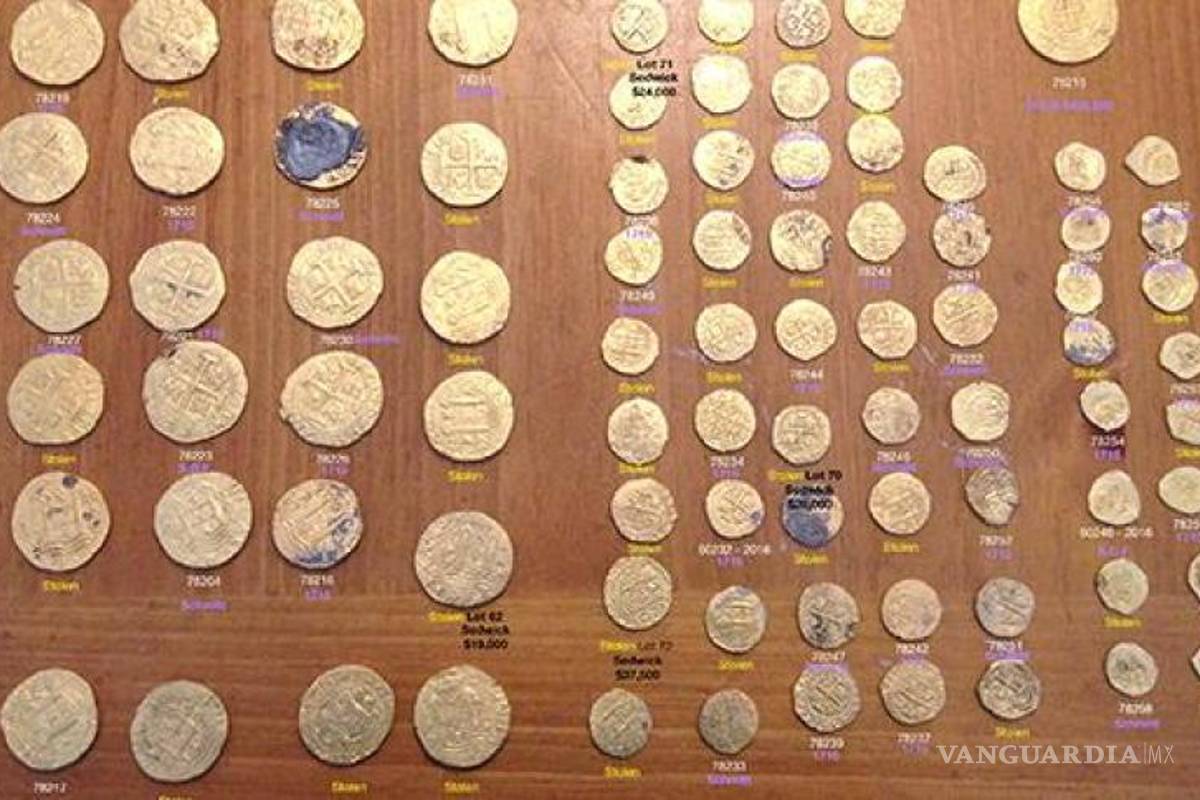 Descubren tesoro millonario de un naufragio español de 1715 en costa de Florida