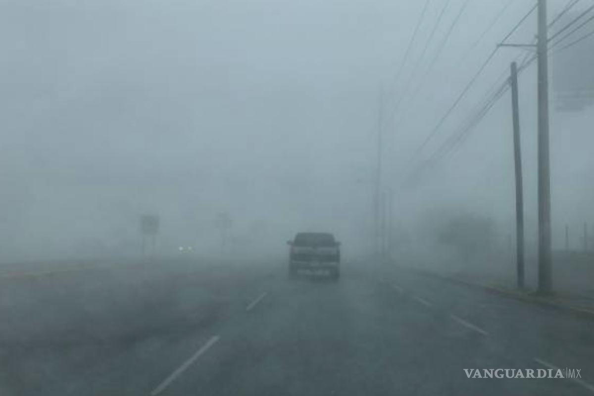 Saltillo: no seas tú el que choca en los puentes; así debes manejar un vehículo cuando hay neblina