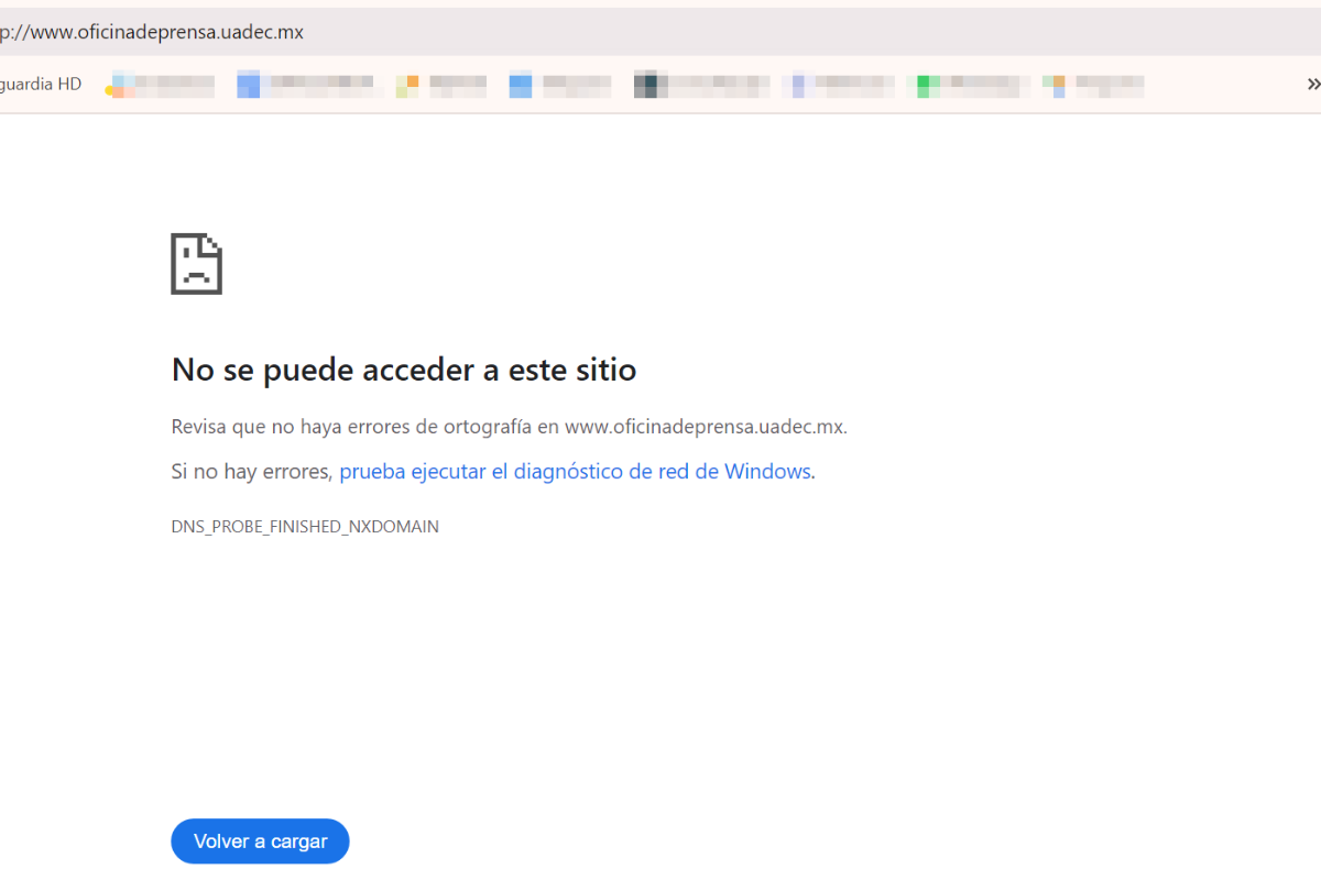Continúa paralizada web de la UAdeC; por alteraciones en el voltaje caen servidores