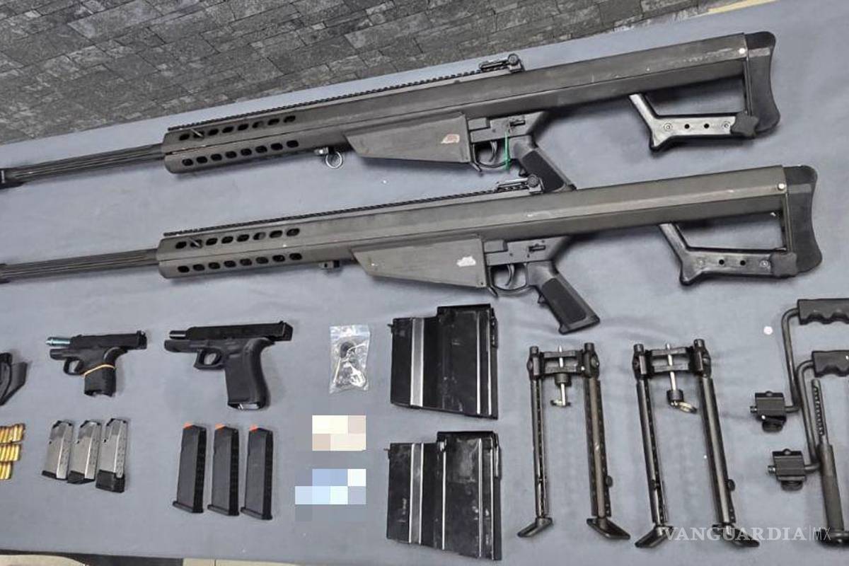 FGR detiene a hombre en posesión de armas y cartuchos, en Nuevo León