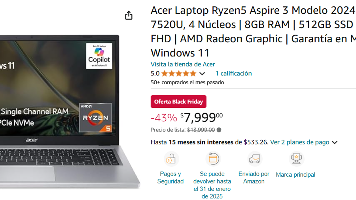 $!Black Friday en Amazon: estas son las mejores ofertas en televisores, iPhones, laptops y más