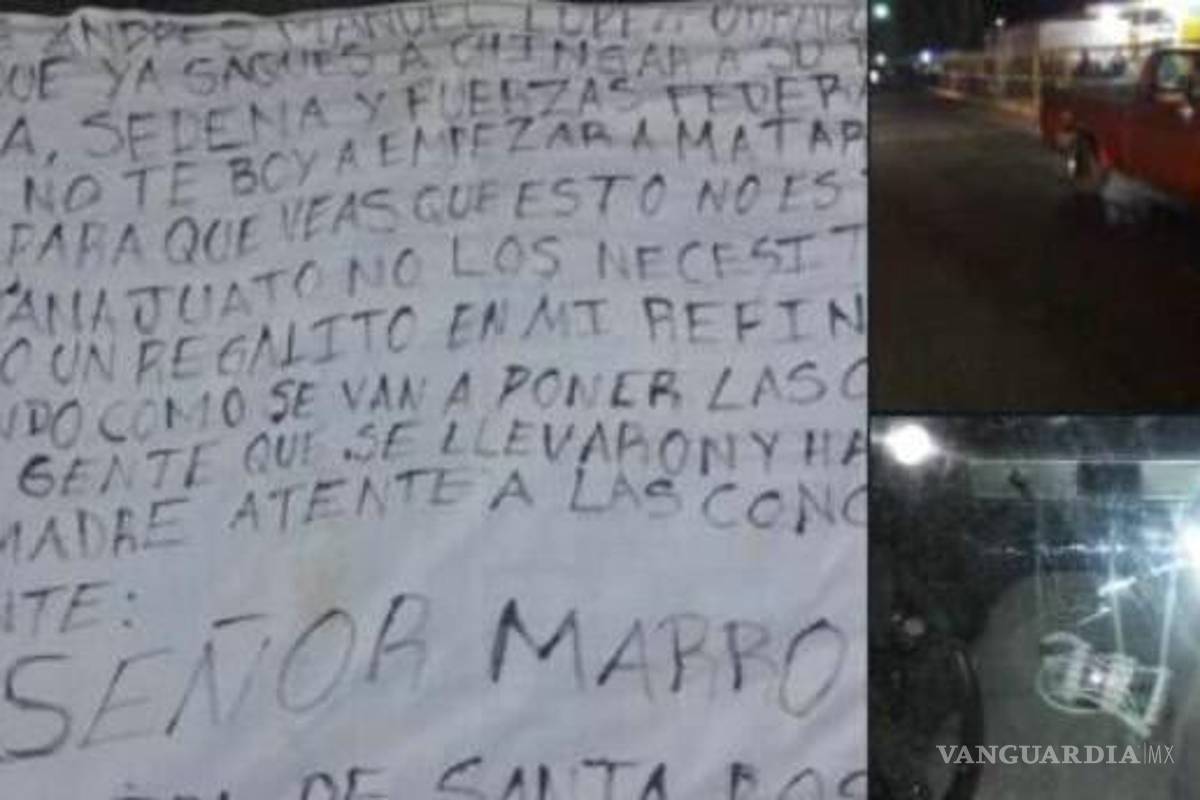 $!Dejan manta contra AMLO por lucha anti huachicol en Guanajuato