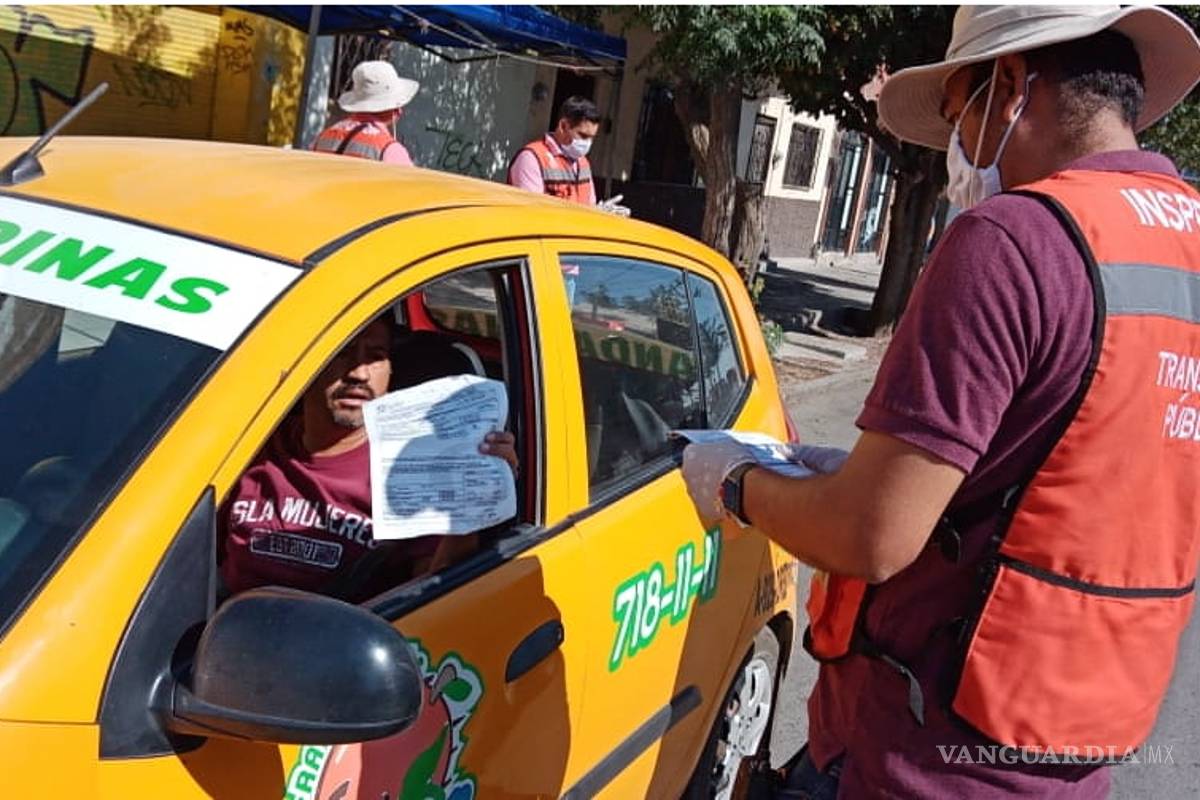 Transporte a revisión; multan a 13 en Torreón